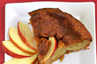Warm Delight: The Magic of Grated Apple and Cinnamon Cake