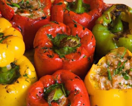 Mediterranean Stuffed Bell Peppers: A Flavorful Feast