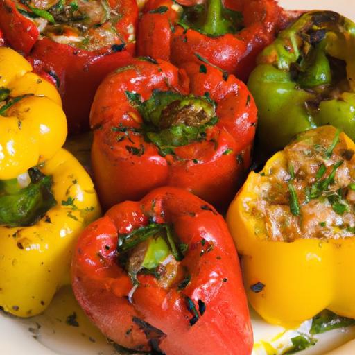 Mediterranean Stuffed Bell Peppers: A Flavorful Feast
