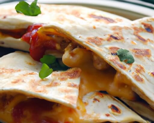 Melted Magic: Crafting Perfect Chicken and Cheese Quesadillas