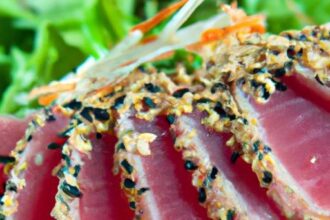 Sesame-Crusted Tuna Tataki: A Perfect Blend of Flavor