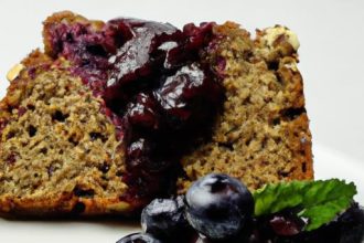 Buckwheat Cake with Blueberry Jam: A Nutty, Sweet Delight