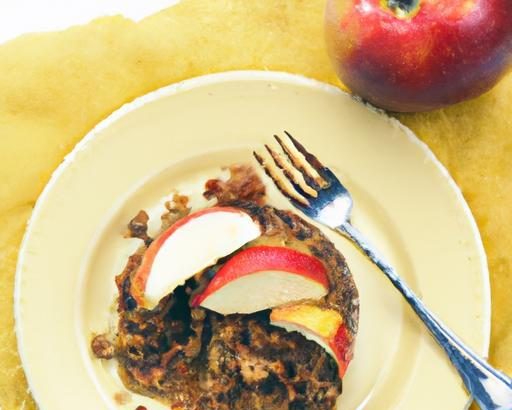 Rustic Apple Crumble with Nutty Buckwheat Topping Delight