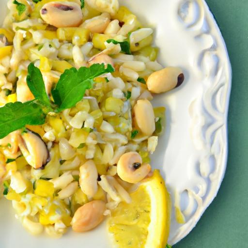 Brighten Your Table with Zesty Lemon Herb Orzo Salad Delight
