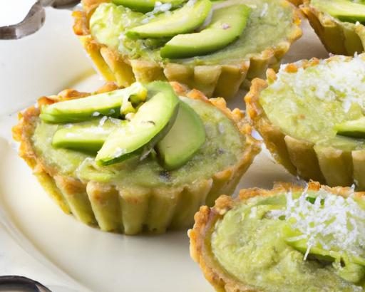 Zesty Raw Avocado Lime Tarts: A Refreshing Twist on Dessert