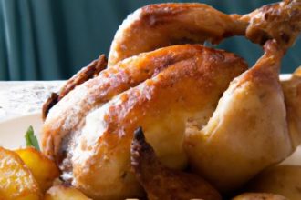 Perfect Sunday Roast Chicken with Crispy Roasted Potatoes