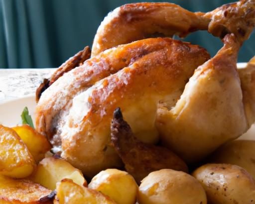 Perfect Sunday Roast Chicken with Crispy Roasted Potatoes