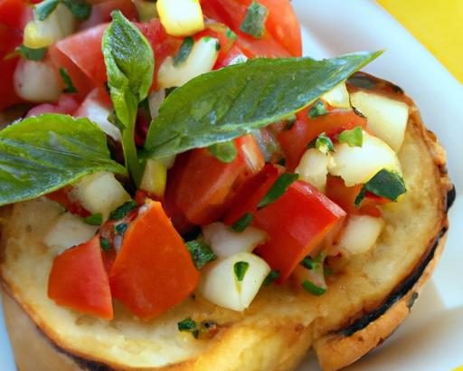 Bright Bites: Mastering Fresh Tomato and Basil Bruschetta