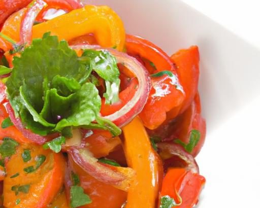 Savor the Flavor: Grilled Bell Peppers Elevate Your Salad