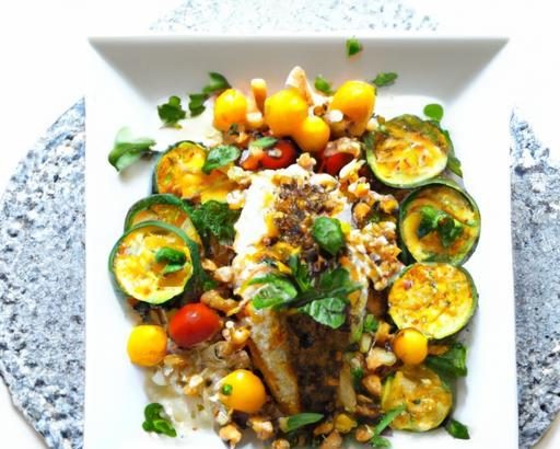 Savory Secrets: Fermented Cassava Couscous with Grilled Fish