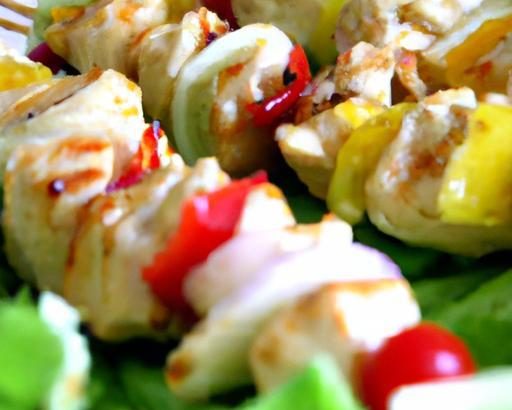 Vibrant Chicken & Veggie Skewers: A Flavorful Feast