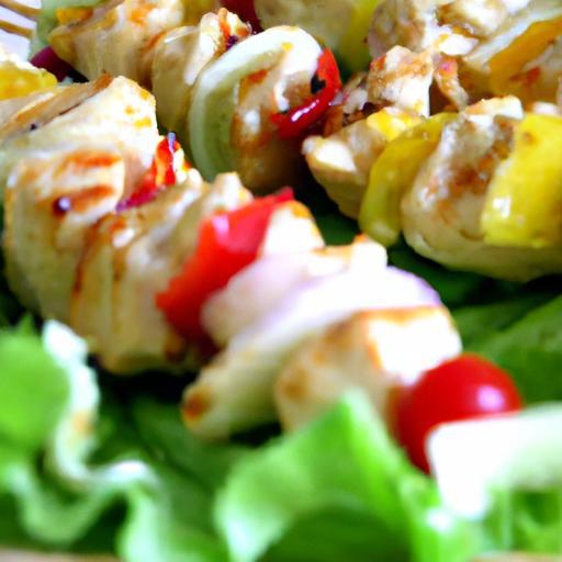 Vibrant Chicken & Veggie Skewers: A Flavorful Feast