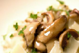 Indulge in Creamy Wild Mushroom Risotto: A Flavorful Journey