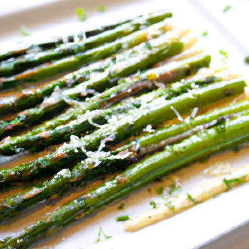 Golden Grilled Asparagus with a Savory Parmesan Twist