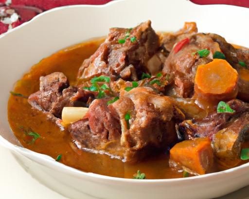 Hearty Braised Oxtail Stew: A Rich, Slow-Cooked Delight