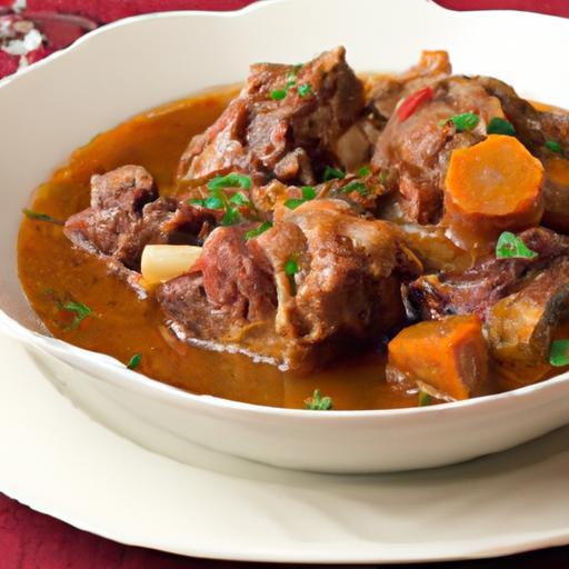 Hearty Braised Oxtail Stew: A Rich, Slow-Cooked Delight