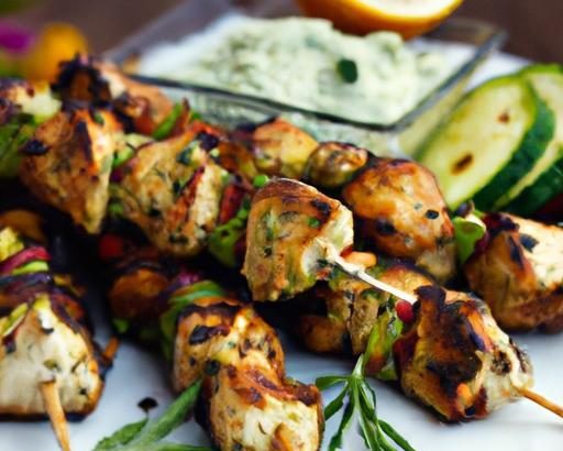 Zesty Lemon Herb Chicken Souvlaki: A Flavorful Skewer Twist