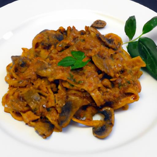 Hearty Vegan Mushroom & Walnut Bolognese: A savory Twist