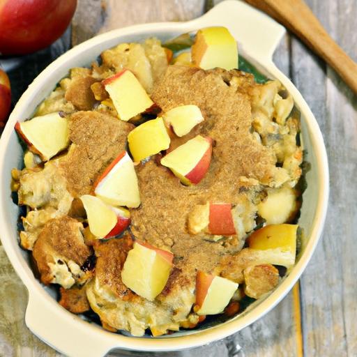 Rustic Apple Crumble with Nutty Buckwheat Topping Delight