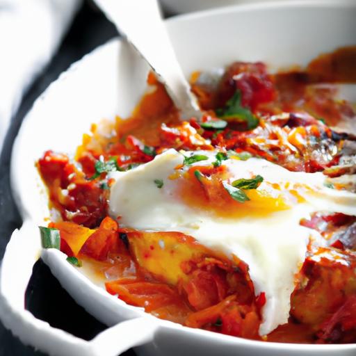 Shakshuka Delight: Savoring ⁤Eggs in Spiced​ Tomato Sauce