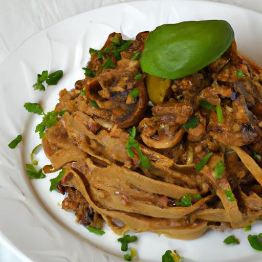 Hearty Vegan Mushroom & Walnut Bolognese: A Savory Delight