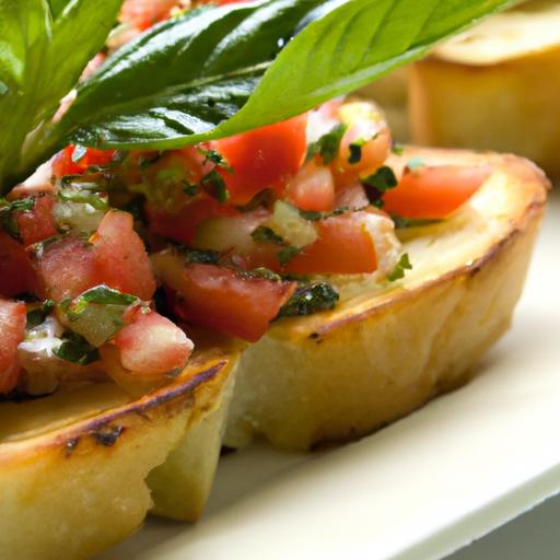 Bright Bites: Mastering Fresh Tomato and Basil Bruschetta