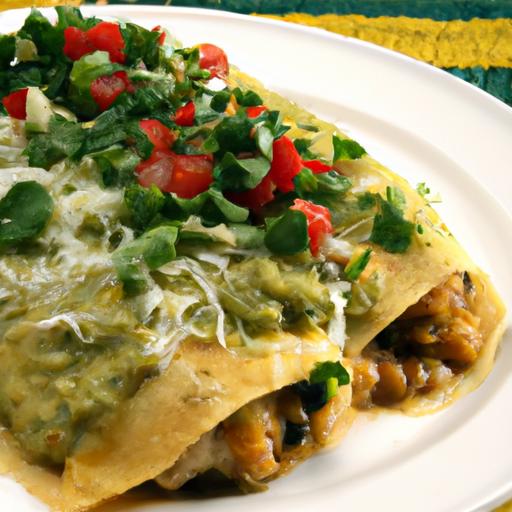 Zesty Chicken Enchiladas with Vibrant Salsa Verde Twist