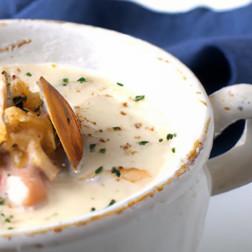 Classic New England Clam Chowder: A Creamy Coastal ⁤delight