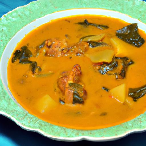 Savor Ndole: Cameroonian Spinach and peanut Stew Delight