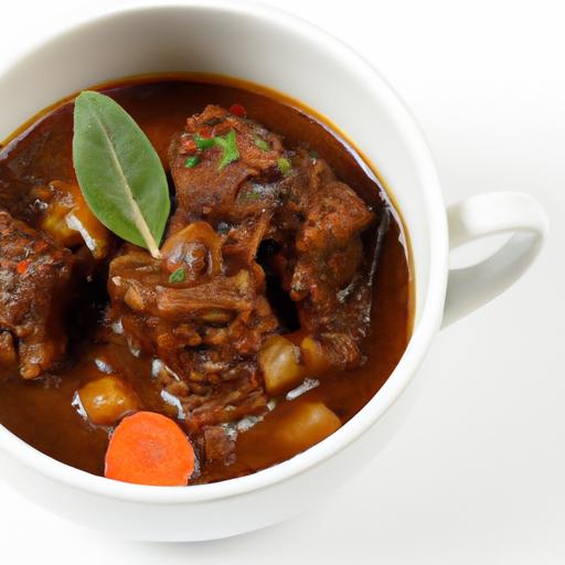 Hearty braised Oxtail Stew: A Rich, Slow-Cooked Delight