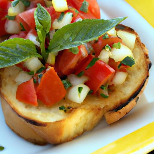 Bright Bites: Mastering Fresh Tomato and Basil Bruschetta