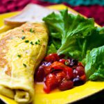 Ultimate Loaded Omelette Recipe Paired with Fresh Side Salad
