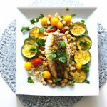 Savory Secrets: Fermented Cassava Couscous with Grilled Fish