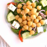Fresh Flavors: Chickpea, Feta, and Cucumber Salad Delight